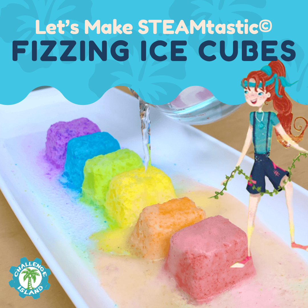 Cool Off this Summer with STEAMtastic Fizzy Ice Cubes!
