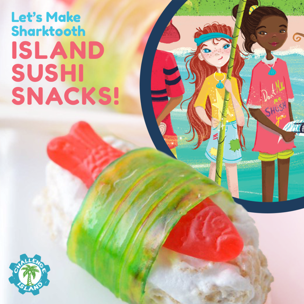 Make Sharktooth Island Shark Bait Sushi Snacks to Celebrate Our